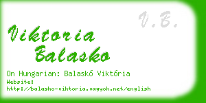 viktoria balasko business card